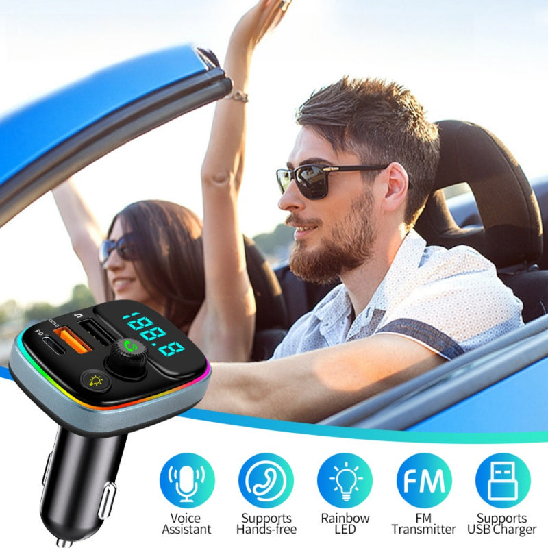 Mpow Car FM Transmitter Black