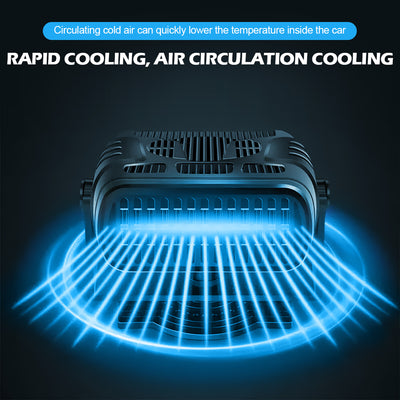 Mpow Universal 12V/24V Car Heater, Black ABS Material, USB Charging, 3M Adhesive Fast Heats Up