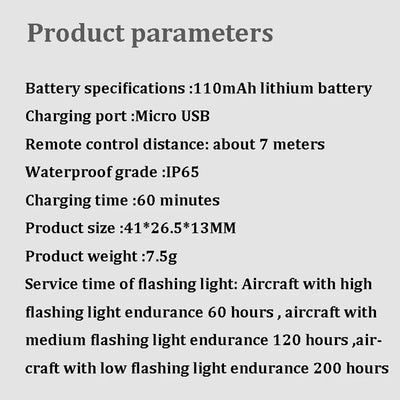 Mpow Motorcycle Strobe Light, Multi-Color LED Strobe Light, Remote Control, Suitable for Cars, Drones, Bicycles, and Outdoor Gear