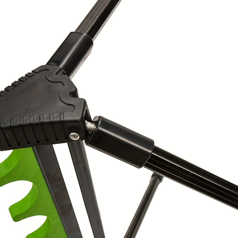 Mpow Aluminum Alloy Adjustable 8-Hole Fishing Rod Holder (Black and Green) Snap-On Holder Zinc Alloy + EVA Foam Scratch-Resistant Accepts 1/4" Standard Screws