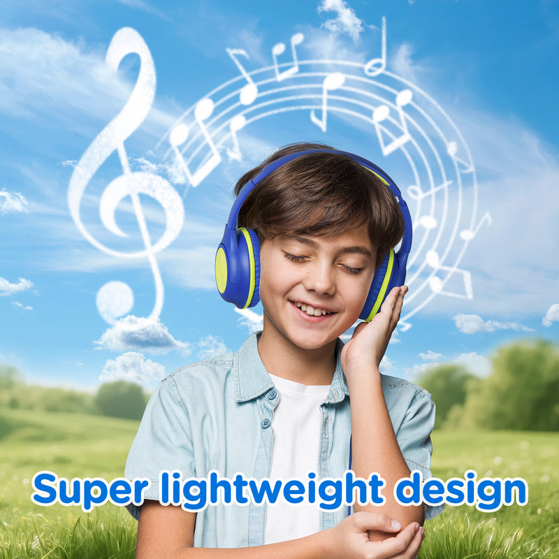 Mpow Kids Headphones with Microphone, 85/94dB Volume Limit, Foldable Over-Ear Stereo Headset for Girls & Toddlers