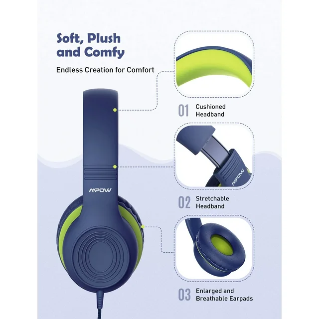 Mpow ch6s kids on sale headphones with microphone