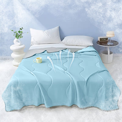 Mpow Cooling Air-Conditioning Quilt with Advanced Q-Max>0.4 Cooling Technology, Breathable and Skin-Friendly, Machine Washable