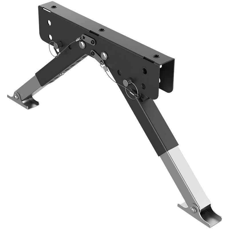 Mpow Adjustable folding step stabilizer for RVs. Anti-shake and anti-sinking. Easy installation. Upgraded stability. Enhanced support and protection for the step