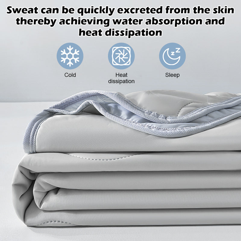 Mpow Cooling Air-Conditioning Quilt with Advanced Q-Max>0.4 Cooling Technology, Breathable and Skin-Friendly, Machine Washable