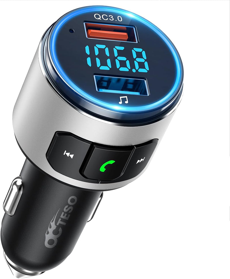 Upgraded V5.0 Bluetooth FM Transmitter for Car – MPOW