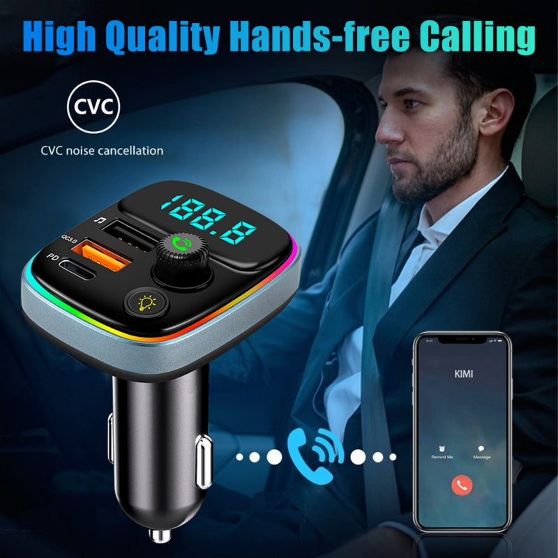 Mpow Car FM Transmitter Black