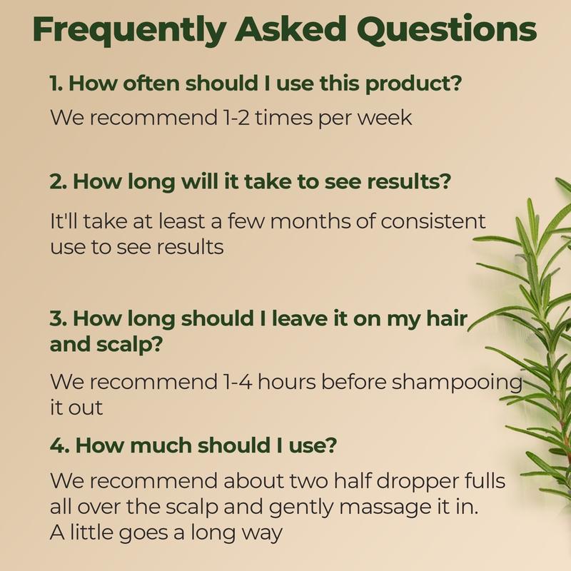 BOTAGUS Natural Hair Grow Oil, Hair Growth product， Rosemary Oil for Hair Growth, FolliclesStrengthening Oil, Nourishing Treatment for SplitEnds and Dry Scalp, For All Hair Type SiliconeFree, Hair Nutrition, Hair Growth, Haircare,Jojoba Hairline Moisture