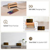 Mpow Alarm Clocks, Wood Grain, Digital Clock with Night Light, Desk Clock for Bedside, Power-Off Memory & Alarm, Dual Alarm, 5 Level Brightness +Off, 12/24H, 9min Snooze, Reveil Matin for Bedrooms