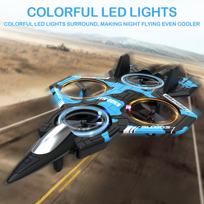 Mpow Toy Drone with 3.7V 500mAh Battery (40-Minute Fast Charge), 50-70m Remote Control/Flight Altitude, Throw, Roll, and Hold Altitude Function, and 2.4GHz Signal Support