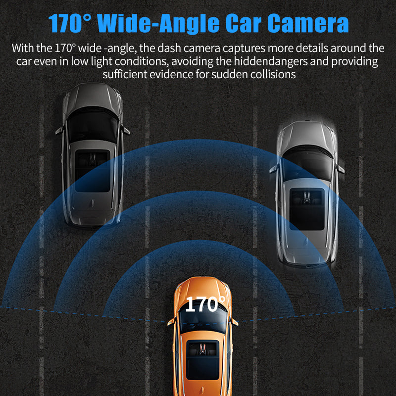 Mpow 2-inch IPS screen Driving Recorder Black