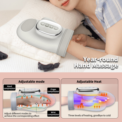Mpow Hand Massager - 360° Air Compression & Heating, 2000mAh Rechargeable