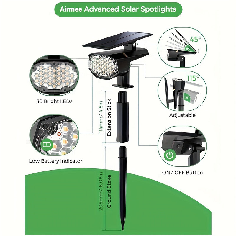 Mpow Solar Outdoor Lights 4-Pack