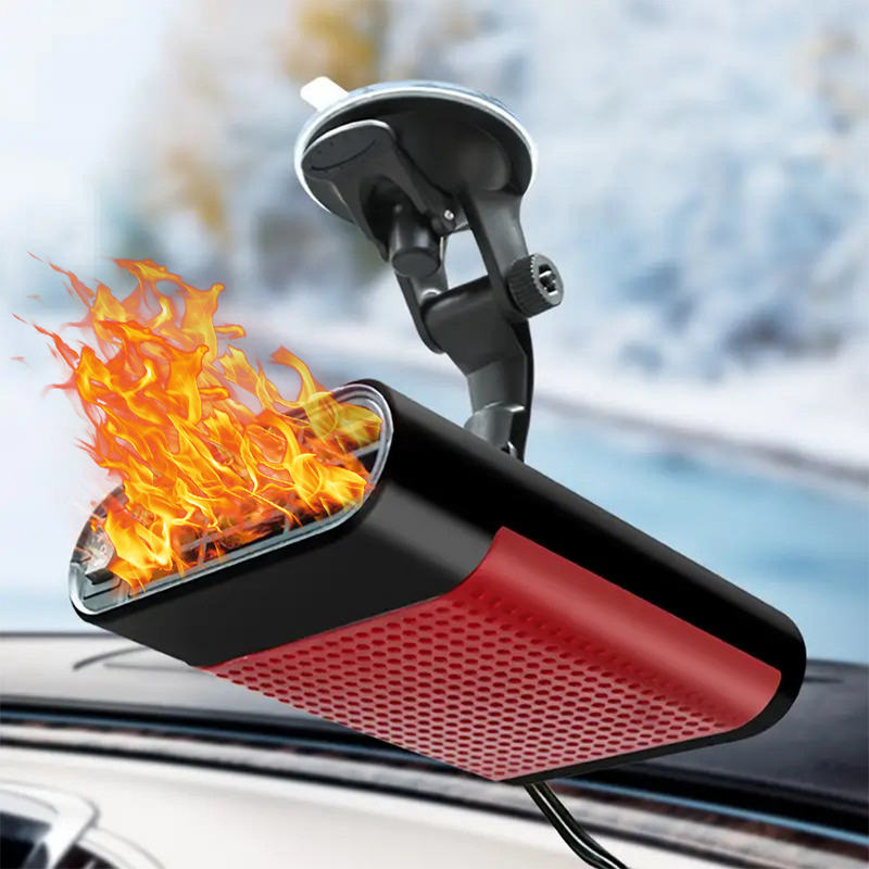 Mpow 12V USB-Rechargeable Car Heater, ABS Material, Suction Cup Mount, Compatible with Multiple Vehicles