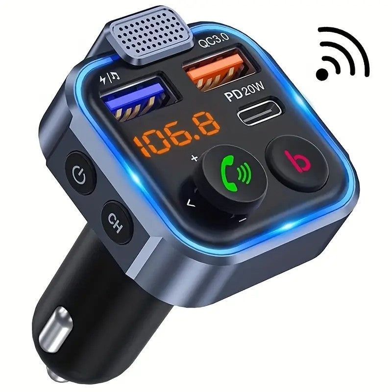 Mpow Bluetooth 5.3 Car FM Transmitter