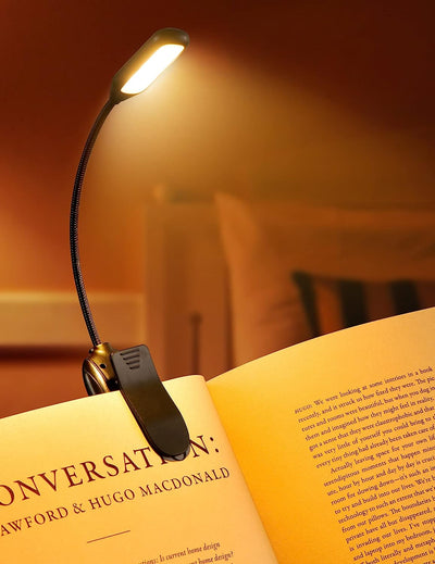 Mpow Book Lights for Reading at Night in Bed 3 Brightness Levels × 3 Color Temperatures