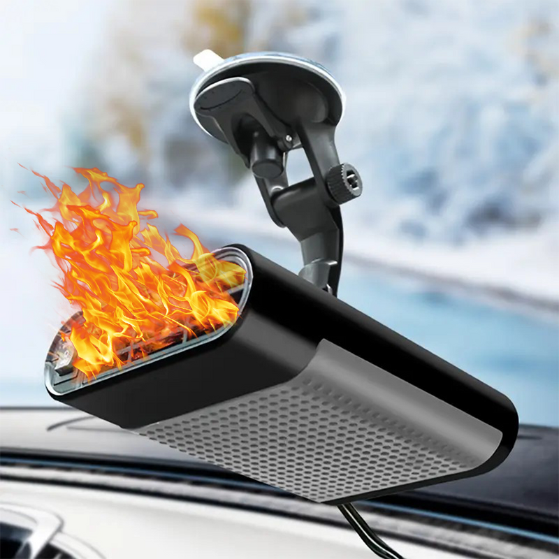Mpow 12V USB-Rechargeable Car Heater, ABS Material, Suction Cup Mount, Compatible with Multiple Vehicles