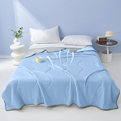 Mpow Cooling Air-Conditioning Quilt with Advanced Q-Max>0.4 Cooling Technology, Breathable and Skin-Friendly, Machine Washable