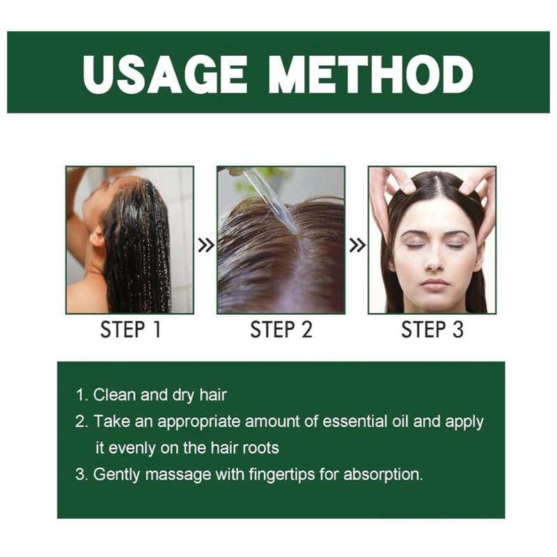 BOTAGUS Natural Hair Grow Oil, Hair Growth product， Rosemary Oil for Hair Growth, FolliclesStrengthening Oil, Nourishing Treatment for SplitEnds and Dry Scalp, For All Hair Type SiliconeFree, Hair Nutrition, Hair Growth, Haircare,Jojoba Hairline Moisture