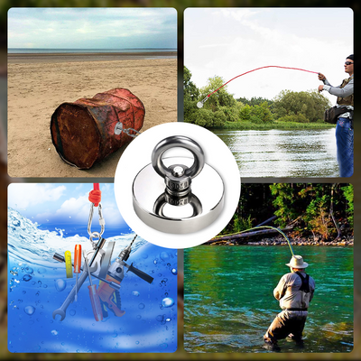 Mpow Neodymium Magnet Fishing Kit with 130kg Maximum Pull, 10m Red Rope, and Protective Gloves: A Perfect Outdoor Treasure Hunting Tool
