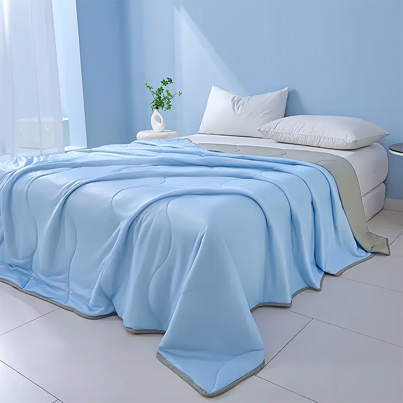 Mpow Cooling Air-Conditioning Quilt with Advanced Q-Max>0.4 Cooling Technology, Breathable and Skin-Friendly, Machine Washable