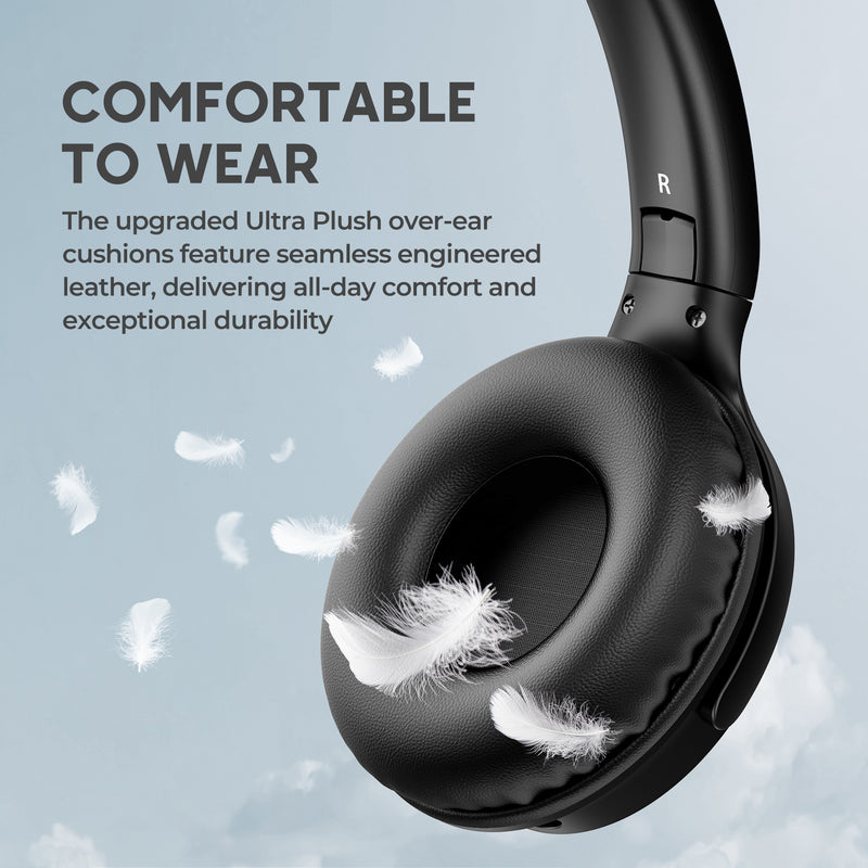 USB C Headphones Wired, Over Ear Wired Headphones with Microphone, Volume Control, HD Stereo Sound, Foldable Type C Headset for Relaxing, Gaming, Travel