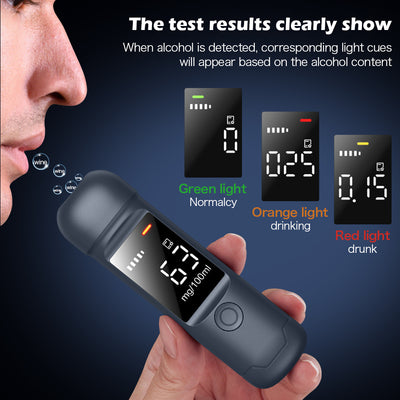 Mpow Alcohol Tester with HD LCD Display - Fast & Accurate, Rechargeable