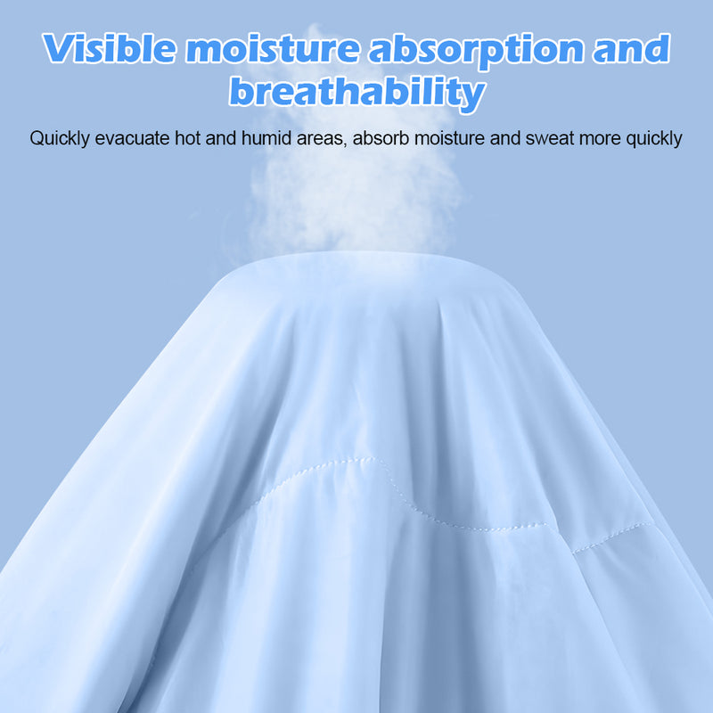 Mpow Cooling Air-Conditioning Quilt with Advanced Q-Max>0.4 Cooling Technology, Breathable and Skin-Friendly, Machine Washable
