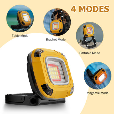 Mpow Multifunctional Outdoor Camp Lantern, 2000lm, High-Brightness COB, Multi-Color, Power Bank Function, 180° Rotating Bracket
