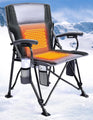Mpow Heated Camping Chair for Adults, Heats Back and Seat, 3 Heat Levels