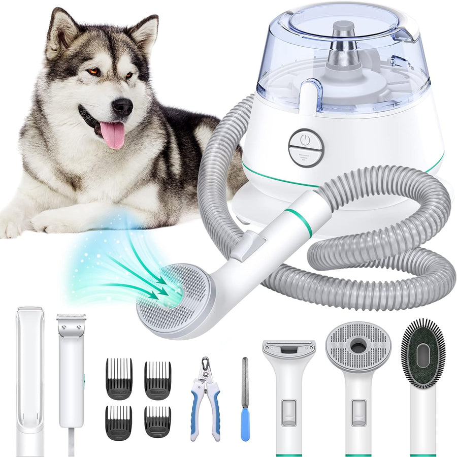 7-in-1 Dog Grooming Vacuum Vacuum Suction, Low Noise