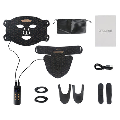 Mpow 4-Color Light Therapy Silicone Mask with Neck Care | 480 Chips Face & Neck Beauty Device