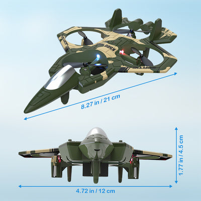 Mpow Toy Drone with 3.7V 500mAh Battery (40-Minute Fast Charge), 50-70m Remote Control/Flight Altitude, Throw, Roll, and Hold Altitude Function, and 2.4GHz Signal Support