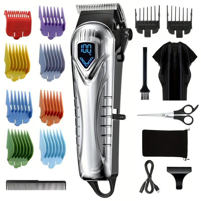 Mpow Rechargeable Hair Clipper Kit Black/Silver
