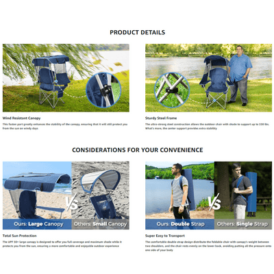 Mpow Outdoor Camping Chair Blue