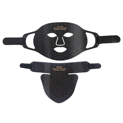Mpow 4-Color Light Therapy Silicone Mask with Neck Care | 480 Chips Face & Neck Beauty Device