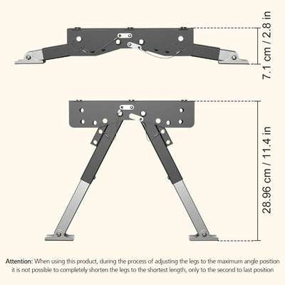Mpow Adjustable folding step stabilizer for RVs. Anti-shake and anti-sinking. Easy installation. Upgraded stability. Enhanced support and protection for the step