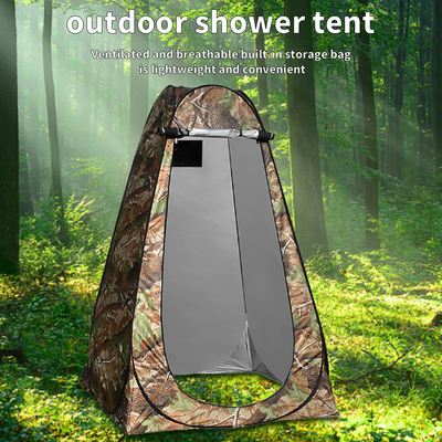 Mpow Pop - Up Camping Shower Tent with Solar Shower Bag - 6.2FT Height, Blocking, Portable Privacy Shelter