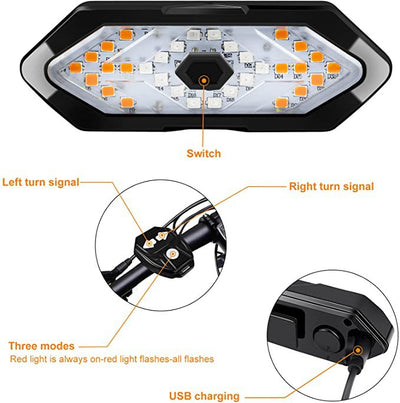 Mpow Bike Light Set Black