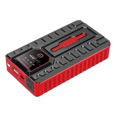 Mpow 12V Car Jump Starter with 6000mAh Large Capacity, 1200A Peak Current, Smart Clamp, Reverse Connection Alarm, and Sub-Zero Starting
