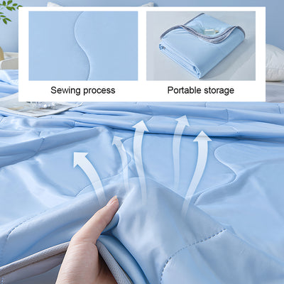 Mpow Cooling Air-Conditioning Quilt with Advanced Q-Max>0.4 Cooling Technology, Breathable and Skin-Friendly, Machine Washable
