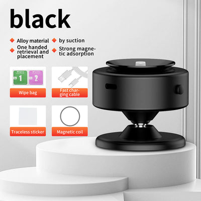 Mpow Suction Cup Magnetic Phone Holder for 4.7-7 Inches, Universal, All Car Models, ABS+PC+Aluminum Alloy, Black and Silver, Portable