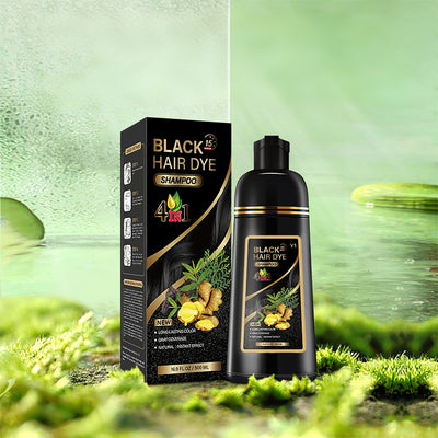 Mpow Herbal Hair Color 500ml: Shampoo, Condition, Cover, and Damage Gray Hair. Contains Argan Oil. 15-Minute Coloring for Gentle Hair.