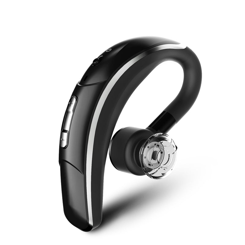 Mpow Bluetooth Headset w/Noise Cancelling Mic, Wireless Bluetooth Earpiece, 280 Hours Standby, Hands-Free Wireless Headset with Microphone, Hands-Free Headphones for Trucker/Business/Office Black