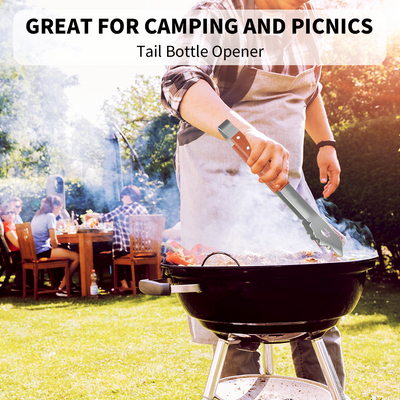 Mpow 3-piece Stainless Steel Barbecue Tool Set with Box Outdoor Camping Picnic BBQ Barbecue Utensils Cooking Tool Combination Set