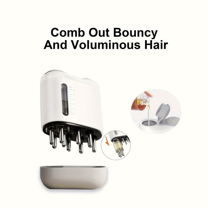 Mpow Liquid-guided comb, scalp massager White