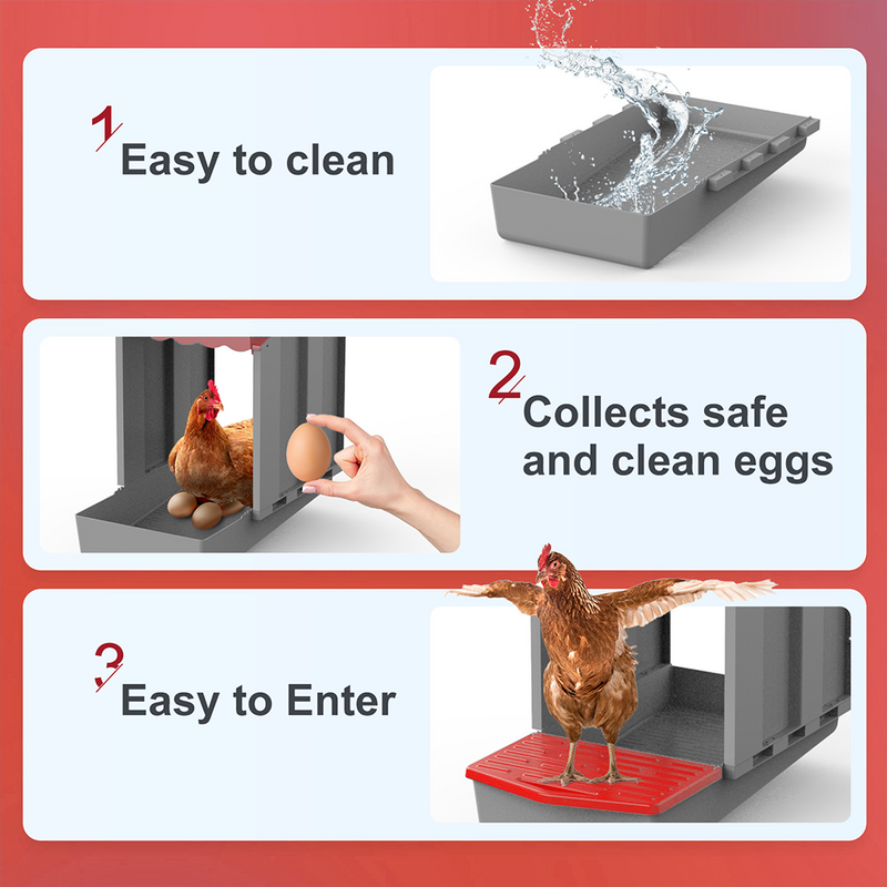 Mpow One-piece chicken nest