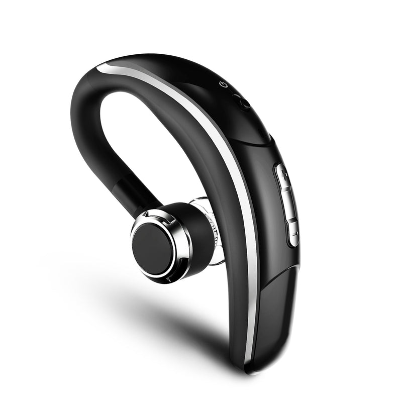 Mpow Bluetooth Headset w/Noise Cancelling Mic, Wireless Bluetooth Earpiece, 280 Hours Standby, Hands-Free Wireless Headset with Microphone, Hands-Free Headphones for Trucker/Business/Office Black