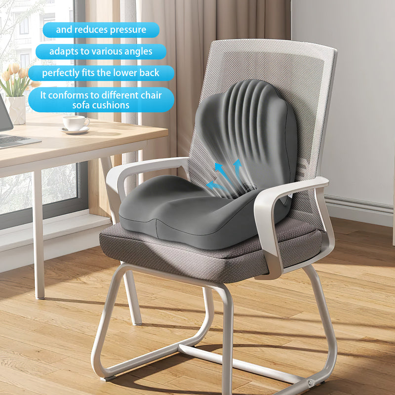 MPOW Ergonomic Memory Foam Cushion, Lumbar & Coccyx Back Support Pillo