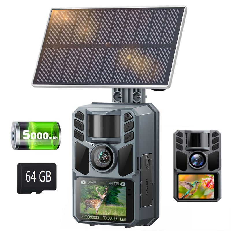 MPOW New solar-powered hunting camera, a hunting tracking camera suita